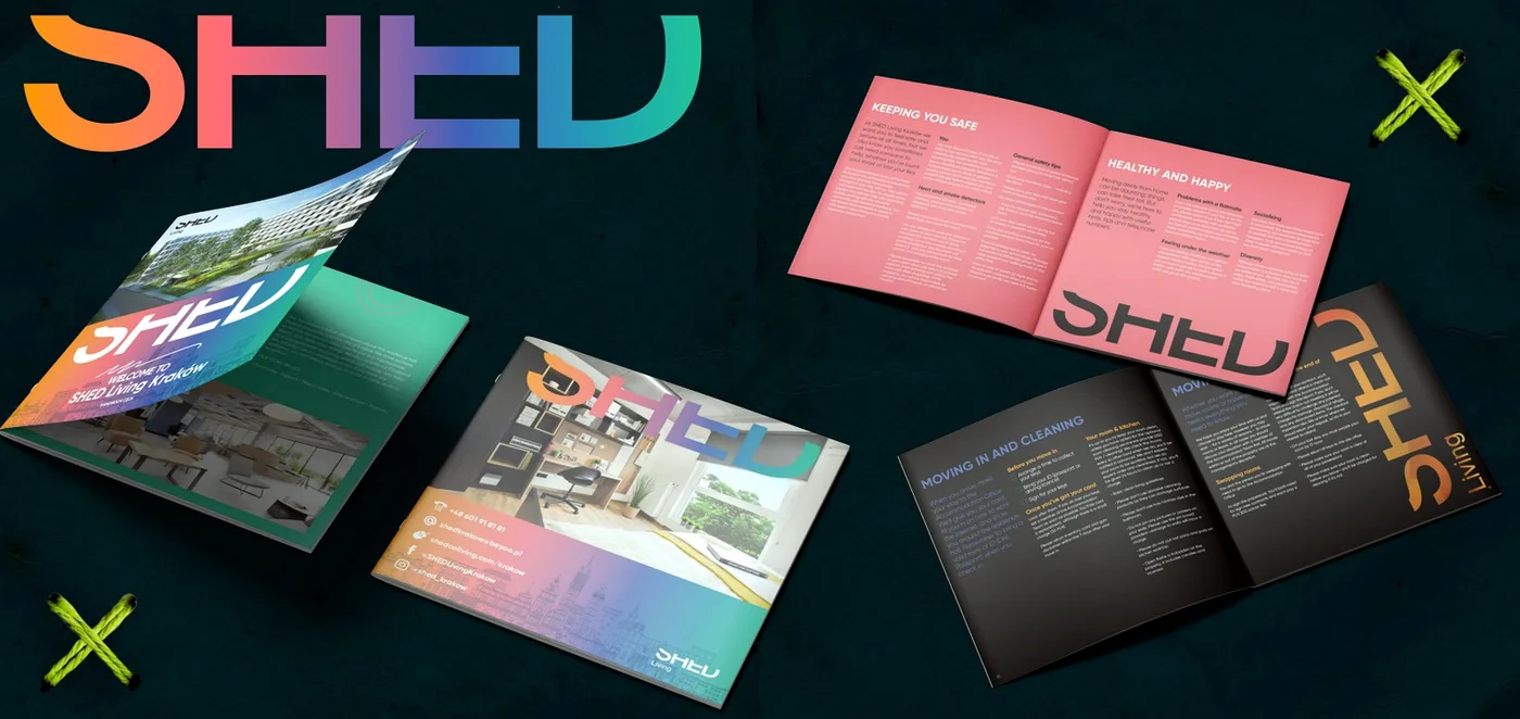 Diseño editorial y catálogo de Shed Living