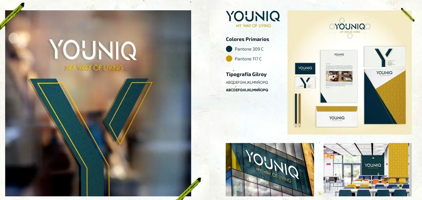 Proyecto de branding e identidad visual de Youniq